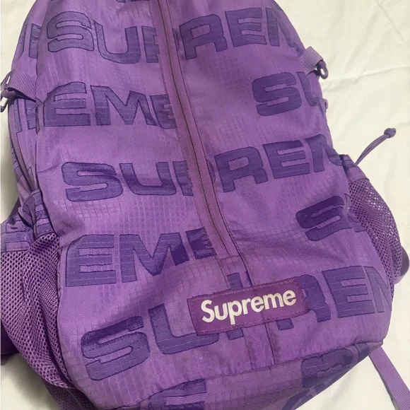 Supreme Purple Backpack - Picture 2 of 10